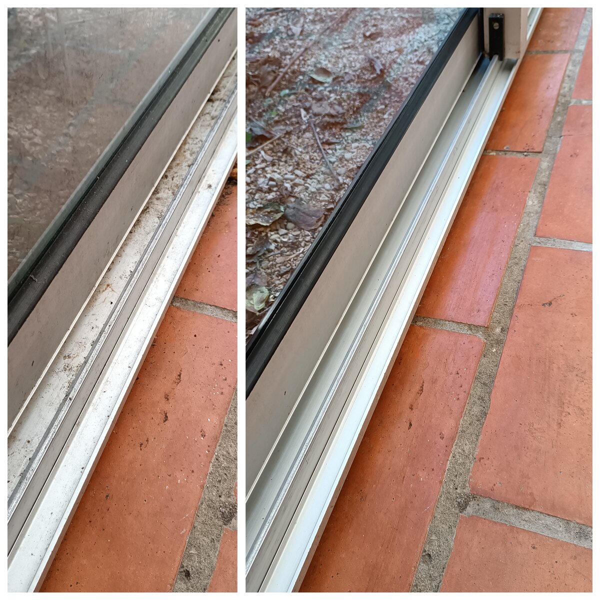 Nettoyage de cadres et rails de fenêtres à Carpentras